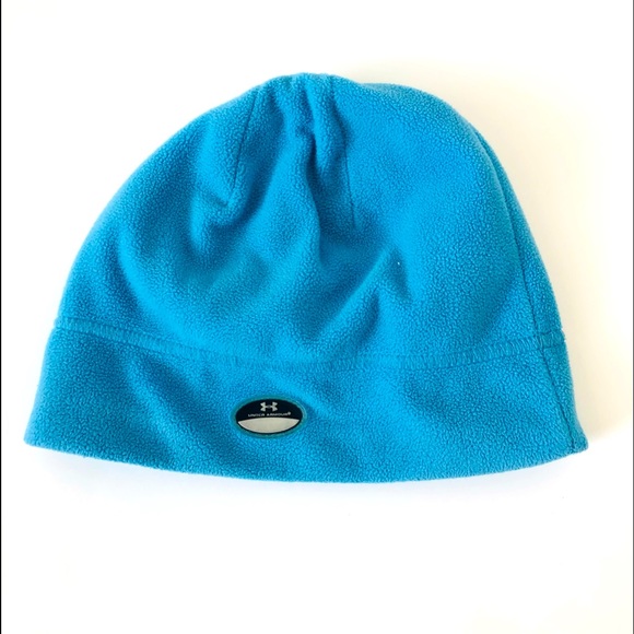 Under Armour Other - Under Armour Blue Lined Fleece Beanie Hat